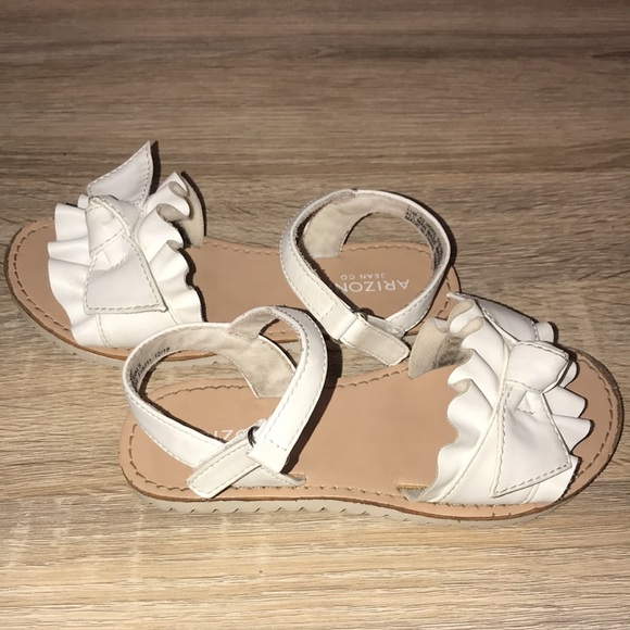 FREE W/ PURCHASE White Velcro Sandals - Picture 3 of 4